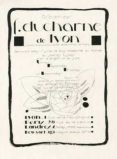Soieries F. Ducharne (Silk) 1927 Lyon (version B)