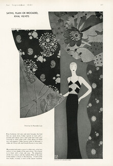 Ducharne (Fabric) 1931 Reynaldo Luza, Augustabernard, Evening Gown
