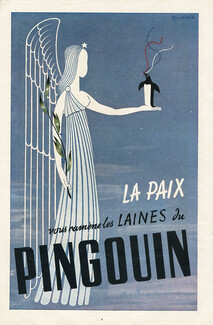 Laines du Pingouin 1945 Montebello, Auk, Peace Angel