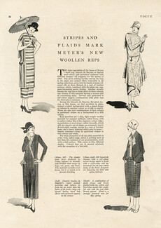 E. Meyer & Cie 1927 Stripes and Plaids, Jenny, Doeuillet