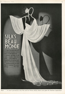 Marshall Field & Company 1931 Silks Beau Monde