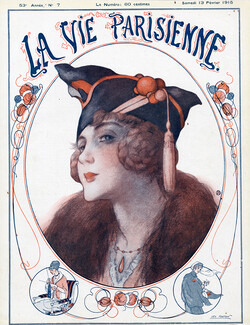 Léo Fontan 1915 Portrait, Military Béret