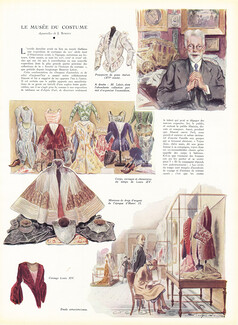 Le Musée du Costume, 1938 - J. Simont Maurice Leloir, Texte par L. C., 4 pages