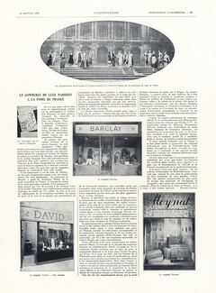 Le commerce de luxe parisien à la Foire de Prague, 1928 - David, Barclay, Moynat, Text by Roland-Leinad