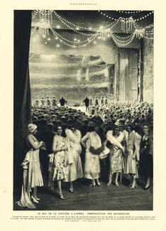 Le Bal de la Couture à l'Opéra, 1929 - Fashion Show