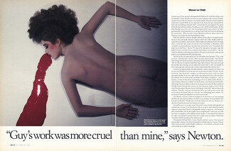 Shoot to Chill, 2001 - Guy Bourdin 2001 Exhibit A release, Fashion Photography, Texte par Peter Braunstein, 10 pages
