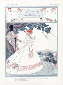 Markous 1910 Crinoline, Elegant Parisienne