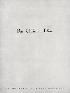 Bas Christian Dior 1951 Stockings