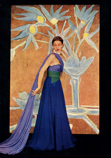 Jean Dessès 1951 Evening Dress
