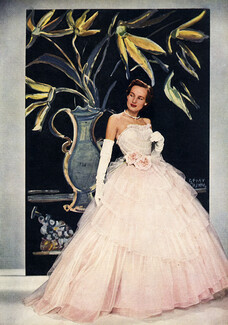 Christian Dior 1951 Robe de grand gala
