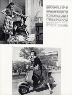 Hermès (Couture) 1952 Mode Jeunes Filles