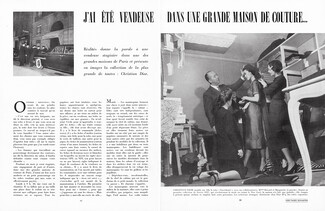 J'ai été vendeuse dans une grande Maison de Couture..., 1950 - Christian Dior Alla Ilchun, Fitting, 9 pages