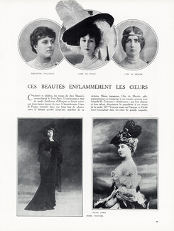 Emilienne d'Alençon, Liane de Pougy, Cléo De Mérode, Marie Ventura, Cécile Sorel 1956