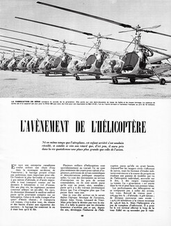L'Avènement de l'Hélicoptère, 1953 - Helicopter, 9 pages