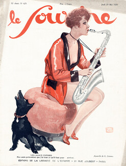 Léonnec 1929 Saxophonist, Dog