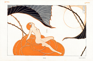 Mao-Daï 1929 "Eclosion" Blooming Flower, Nude