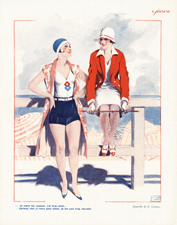 Georges Léonnec 1929 Beachwear