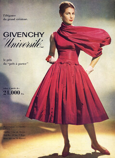 Givenchy 1956 Photo Guy Arsac, Summer Dress