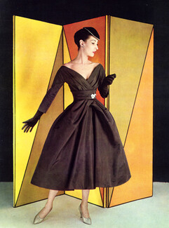 Jacques Heim 1956 Evening Gown