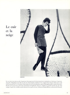 Hermès (Sportswear) 1959 Tunique après-ski, Photo Guy Arsac