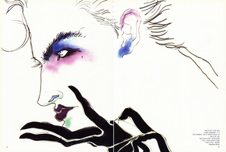 Tony Viramontes 1984 Make-up art, Anne-Marie Barthélémy, 8 pages, 8 pages