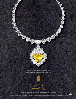 Graff 1997 Necklace and pendant, Yellow diamond