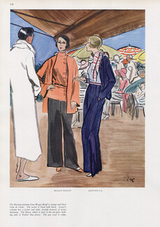 Eric 1930 Maggy Rouff's russian pyjama, Alfred Lenief's costume