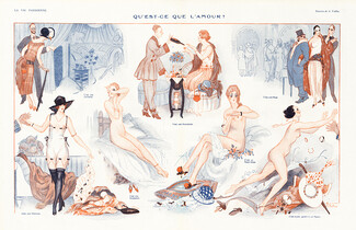 Qu'est-ce que l'amour ?, 1921 - Armand Vallée Nude, Lingerie