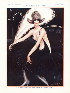 Vald'Es 1921 "La Couleur à la Mode", Le Mouvement Pan-Noir, Black