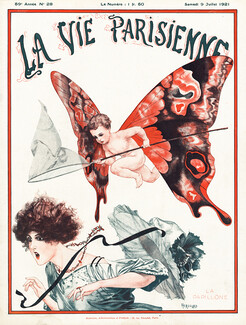 Hérouard 1921 La Papillone, Butterfly Angel
