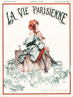 Chéri Hérouard 1921 L'invitation au Voyage, La Vie Parisienne cover