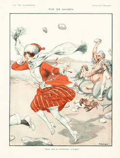 Hérouard 1921 Fin de Saison, mermaids
