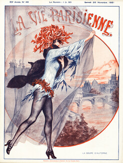 Hérouard 1921 La Brume d'Automne, La Vie Parisienne cover