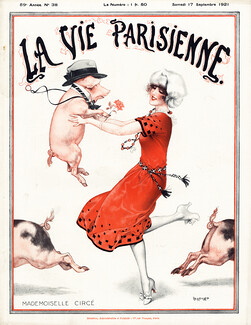 Hérouard 1921 Mademoiselle Circé, La Vie Parisienne cover