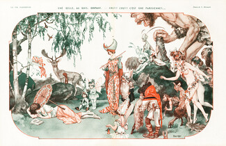 Hérouard 1921 ''Une Belle au Bois Dormant...'' Medieval Costumes Faun