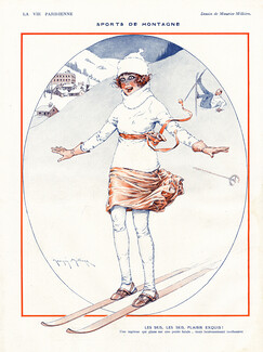 Maurice Millière 1921 Sports de Montagne, Skiing, Winter Sports