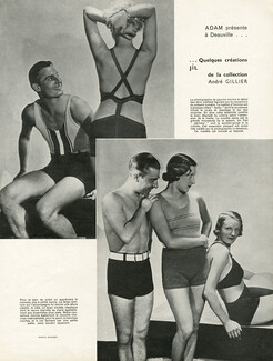 JIL André Gillier (Swimwear) & Emo (Ets Mauchauffée) 1933 For Men and Women
