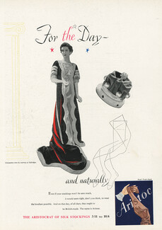 Aristoc (Hosiery, Stockings) 1937 "For the Day" Coronation Robes by Couryesy of Selfridges
