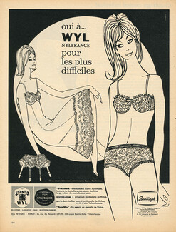 Wyl (Lingerie) 1960 Nightgown, Brassiere, Garters