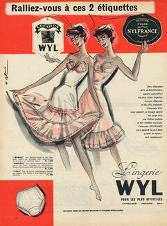 Wyl (Lingerie) 1957 Roger Blonde, Nightgown