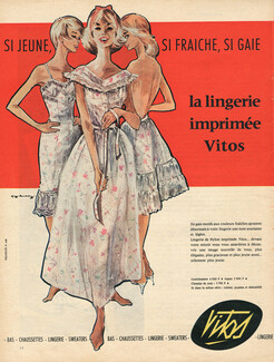 Vitos (Lingerie) 1957 Guy Demachy