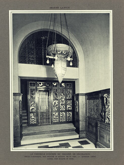 Jeanne Lanvin, 1924 - Store, Interior Decoration, 4 pages