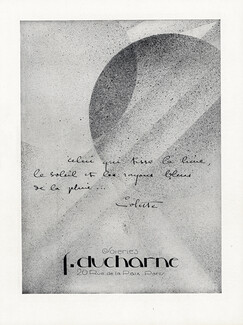Ducharne 1930 Colette, Autograph