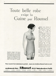 Roussel (Lingerie) 1930 Girdle