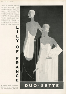 Lily of France (Lingerie) 1930 Girdles