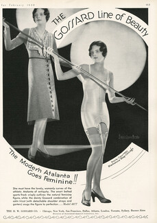 Gossard 1930 Corselette Girdle, Garters, Stockings, Photo Bertram Dorien Basabé