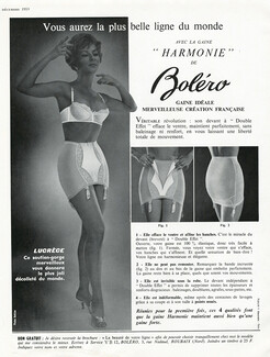 Boléro 1959 "Harmonie" Girdle, Brassiere, Photo Botkine