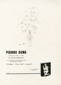 Pierre Dune (Perfumes) 1949 "Privilège" Pierre Simon