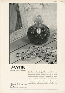 Jay Thorpe (Perfumes) 1930 "Jaytho"