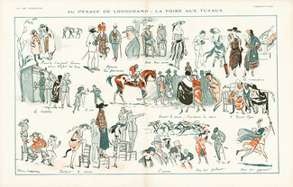 Pierre Lissac 1921 Au Pesage de Longchamp, Horse Racing